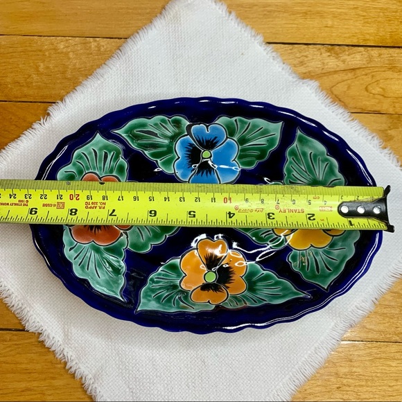 Mexican Talavera Pottery Trinket Tray/Dish - Picture 7 of 8